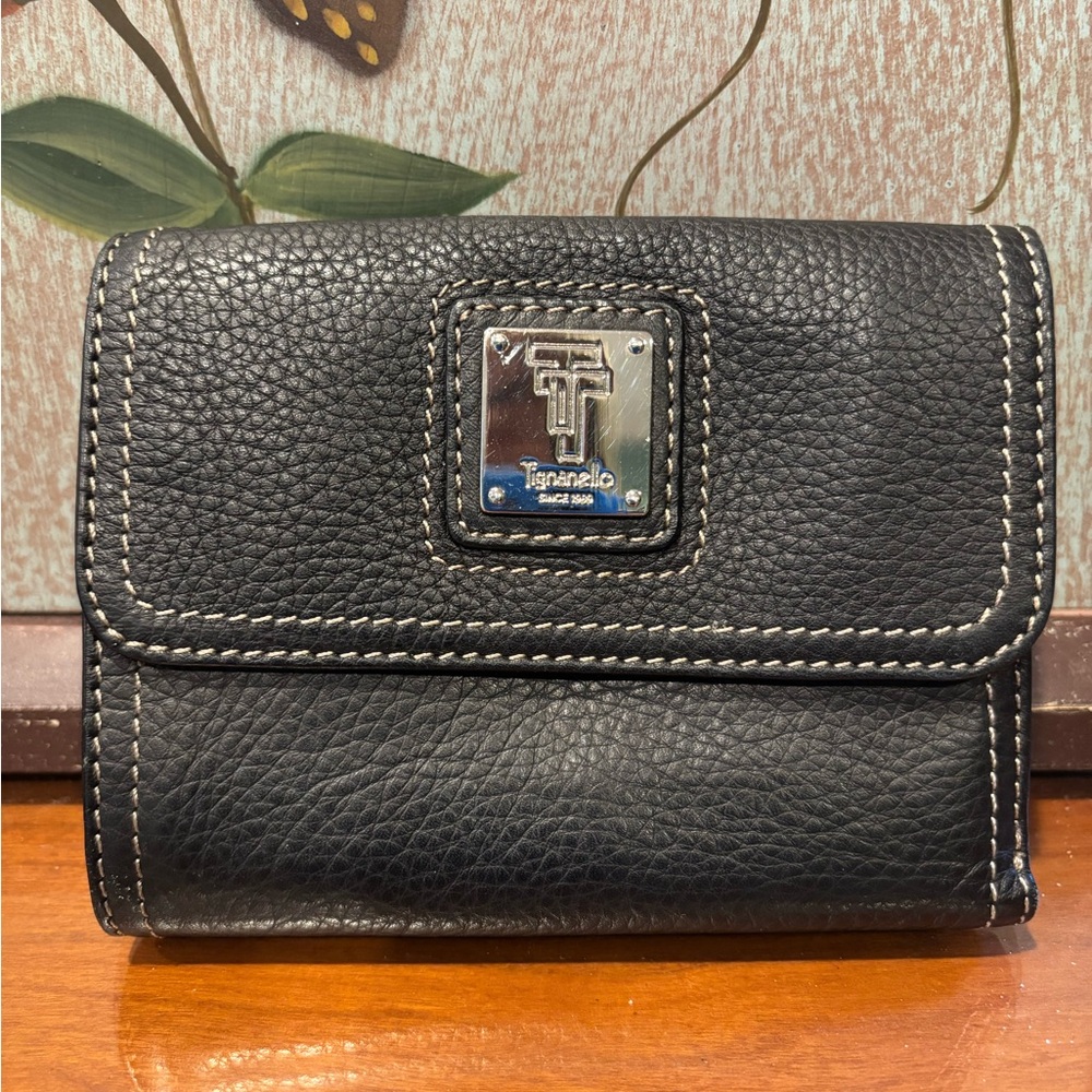 Tignanello Black Leather Wallet